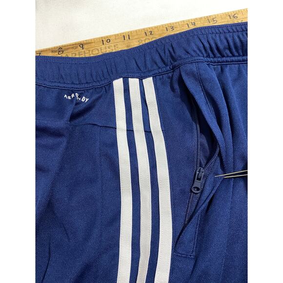 Adidas Athletic Shorts – Navy/White – Size 4XL – Classic 3-Stripes Design - Picture 7 of 10